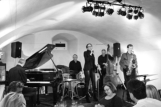 Shrink&Jazz in der Villa Sunneschy. Foto: Frank Bürklin